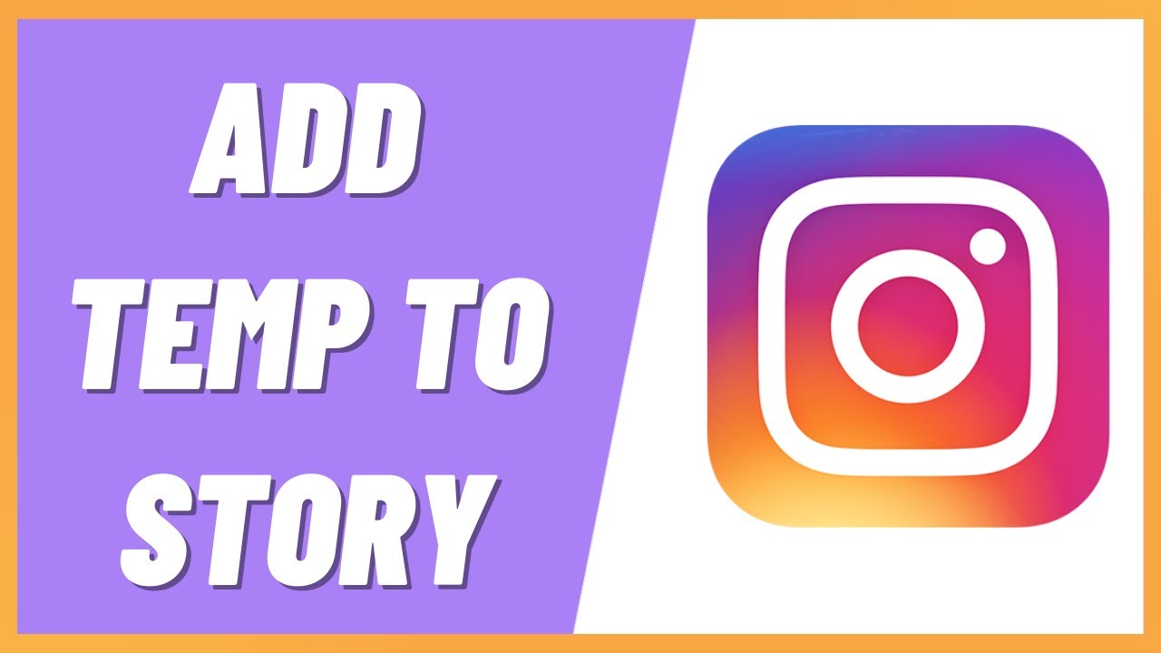 How to Add Temperature to Instagram Story - YouTube