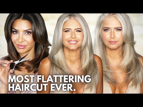 Les Femmes De Plus De 50 Ans ADORENT Cette Coupe De Cheveux Ayez L Air Jeune Avec Des Cheveux Longs 