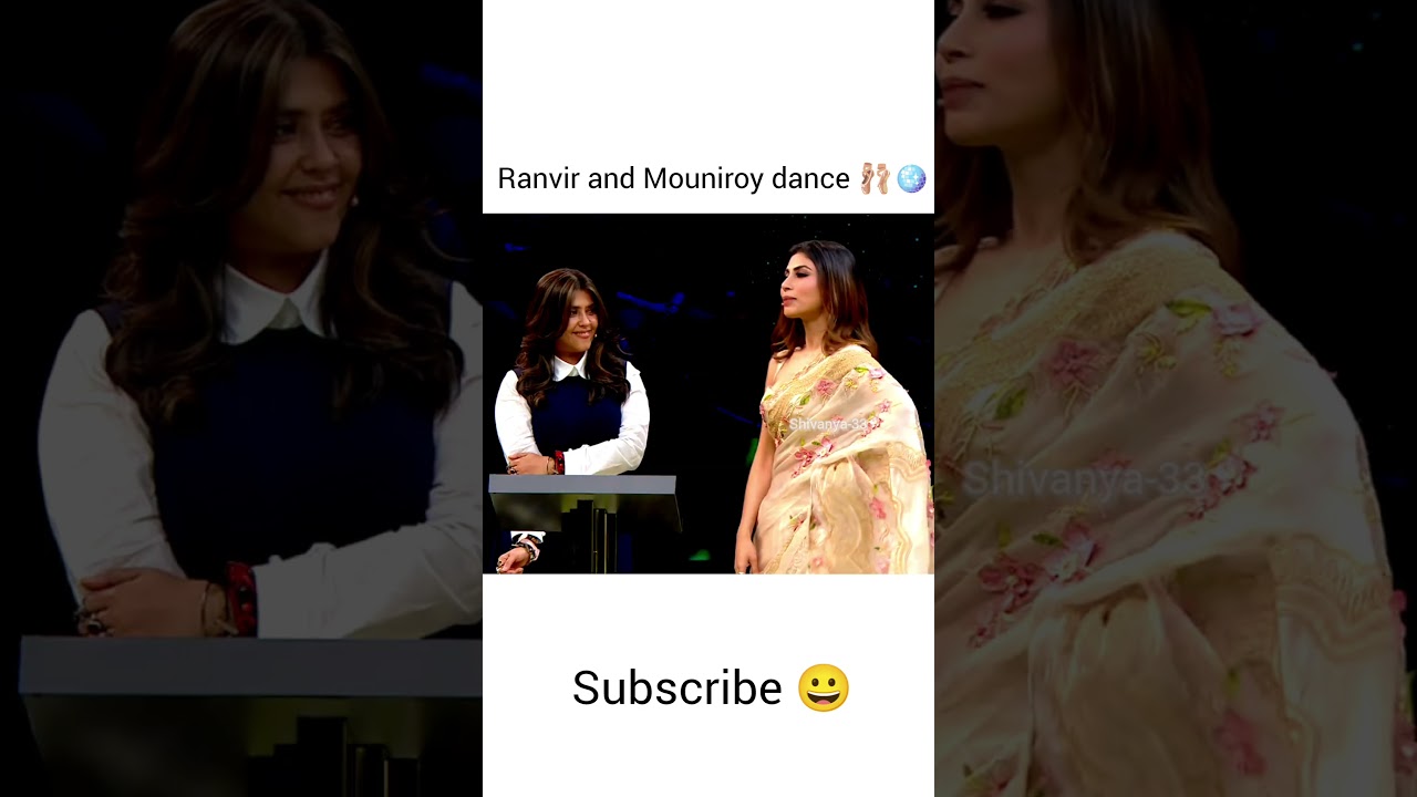 Mouniroy and Ranvir dance🩰🪩😍 