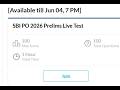 IBPS CLERK Pre 2026 LIVE Mock Test || Smartkeeda 3-4 June || My Score And Approch #ibps #exam #live
