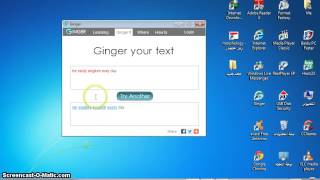 Ginger  برنامج للتدقيق اللغوي