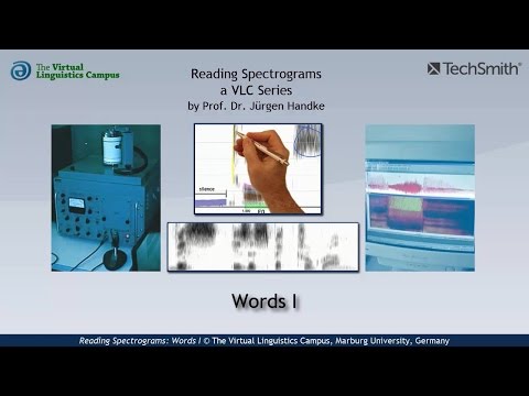 PHO_212 - Reading Spectrograms: Words I