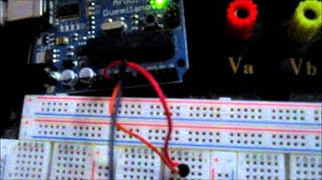 LM34 Temperature Sensor Circuit (w/ Arduino)