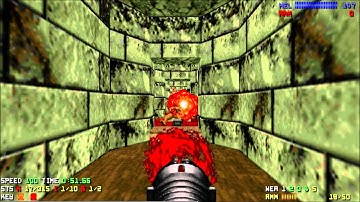 2002: A  Doom Odyssey E3M3 "Stronghold of Damnation" UV Speed in 1:30