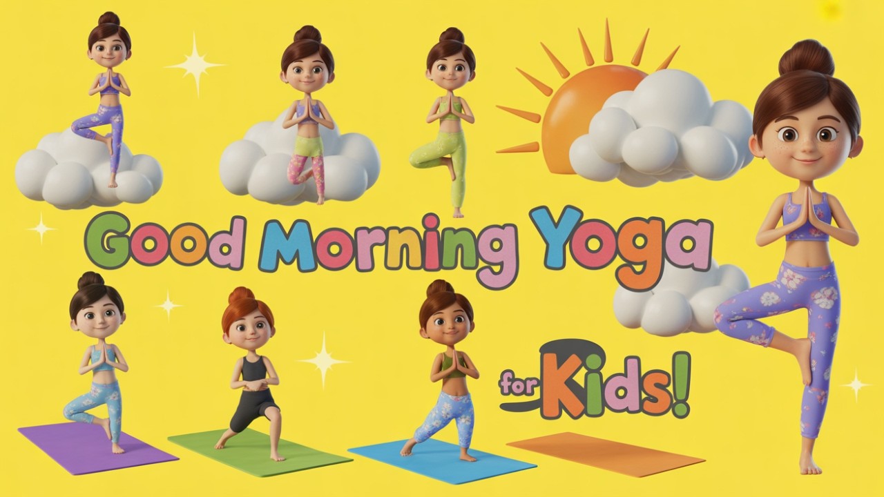 Good Morning Yoga for Kids  Stretch, Smile & Start the Day Right!