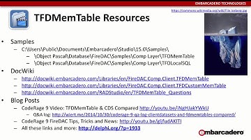 FireDAC Skill Sprints - In Memory DataSets: TFDMemTable