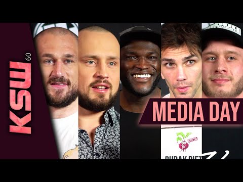 KSW 60: MEDIA DAY [WSZYSTKIE WYWIADY]