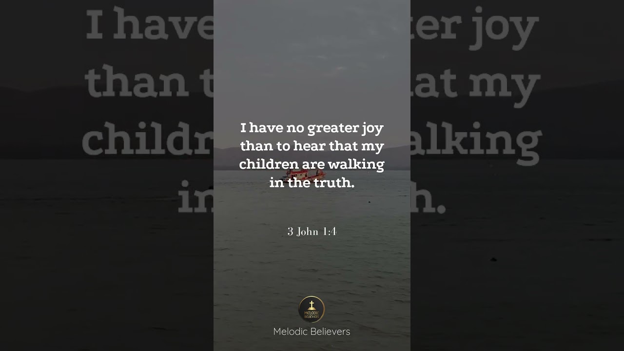 Watch Bible Verse Jesus Quotes I have no greater joy than #bible #shorts #god #love #lord on YouTube Watch Bible Verse Jesus Quotes I have no greater joy than #bible #shorts #god #love #lord on YouTube