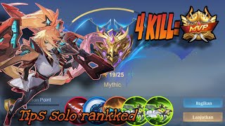 TIPS LESLEY MVP SOLO RANK | DUKUNNG SAYA DAPATKAN SKIN LESLEY ASPIRANT 😍 - MOBILELEGENDS