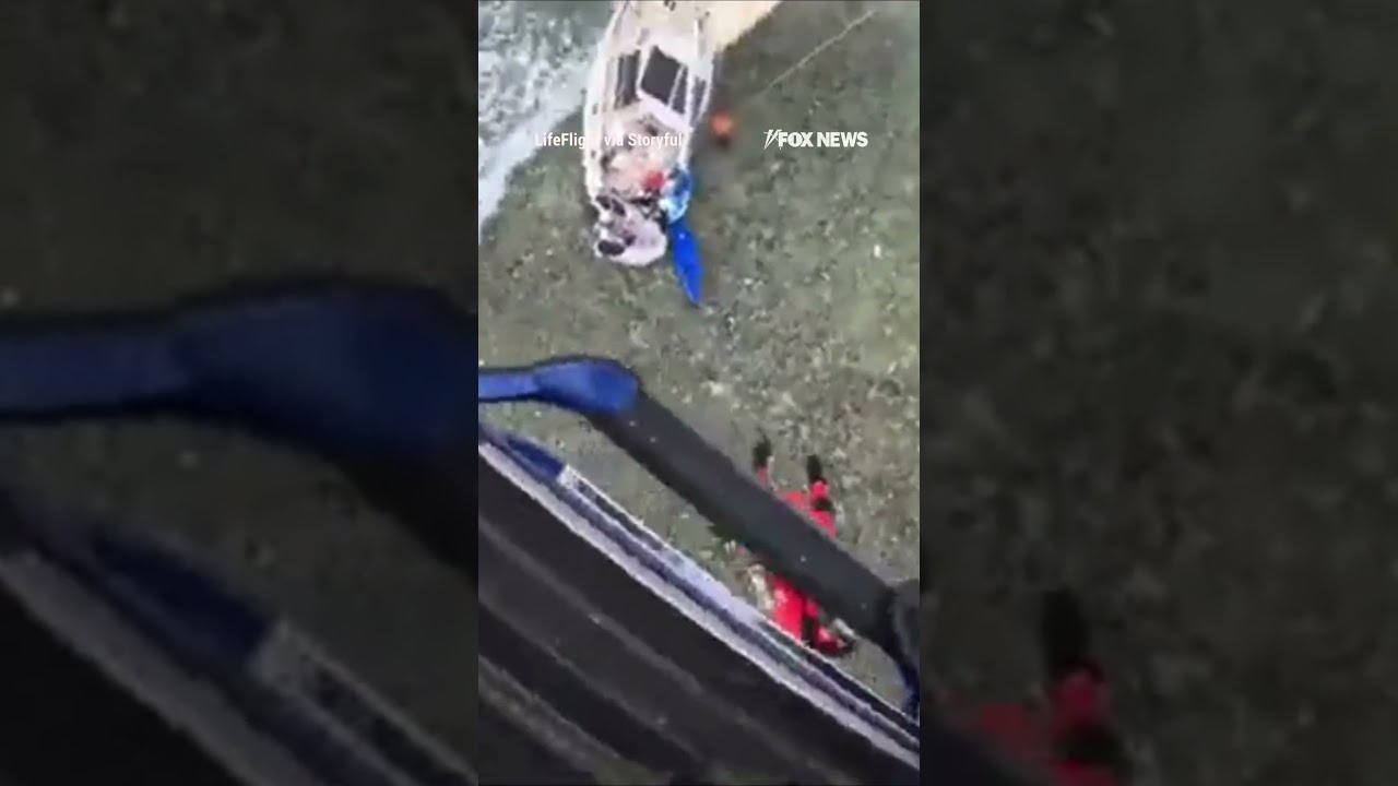SAVED AT SEA Emergency Crews Airlifted A Man Suffering From Chest Pains Shorts Usa Us Viral