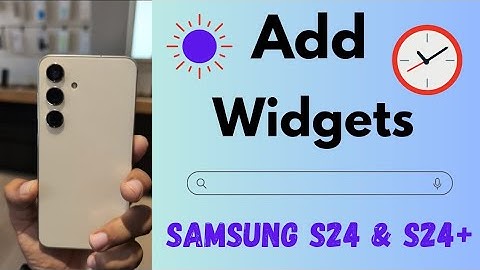 How to Add Widgets to Home Screen on Samsung Galaxy S24 and S24 | Remove Widgets on Samsung