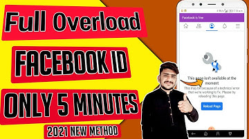 Facebook Full Overload Account || Symbol Overload 2021 || Latest Fb Trick