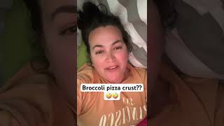 Keto pizza from broccoli video reaction #ketopizza