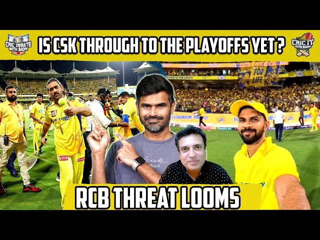 Is CSK through to the playoffs yet ? | CSK vs RR Review | Cric it with badri class=