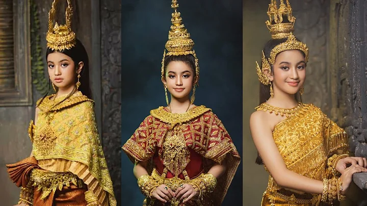 Jenna Norodom cambodia little princess in beautiful khmer traditional dress🇰🇭 - DayDayNews