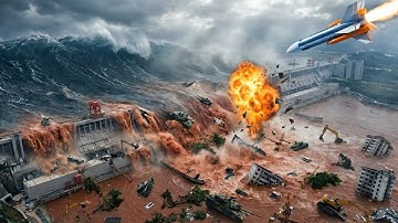 Tsunami From Three Gorges Dam: 10 Minutes of Terror After a Missile Strike (Ai Cinematic)