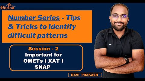 Number Series - 2 I Important for SNAP I XAT I CMAT I MHCET