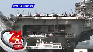 Isa sa pinakamalakas na barkong pandigma ng U.S. na USS Ronald Reagan, nasa Pilipinas... | 24 Oras