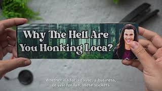 Custom Bumper Stickers for Cars, Trucks & SUVs | Weatherproof & Personalized!