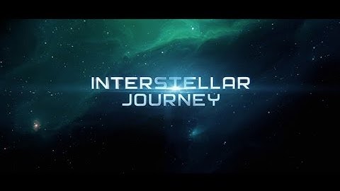Space Interstellar Journey | After Effects Template | Openers