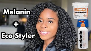 Melanin Hair Care *NEW* Leave-In Conditioner + Eco Styler Gel! FLAKES OR NAH?