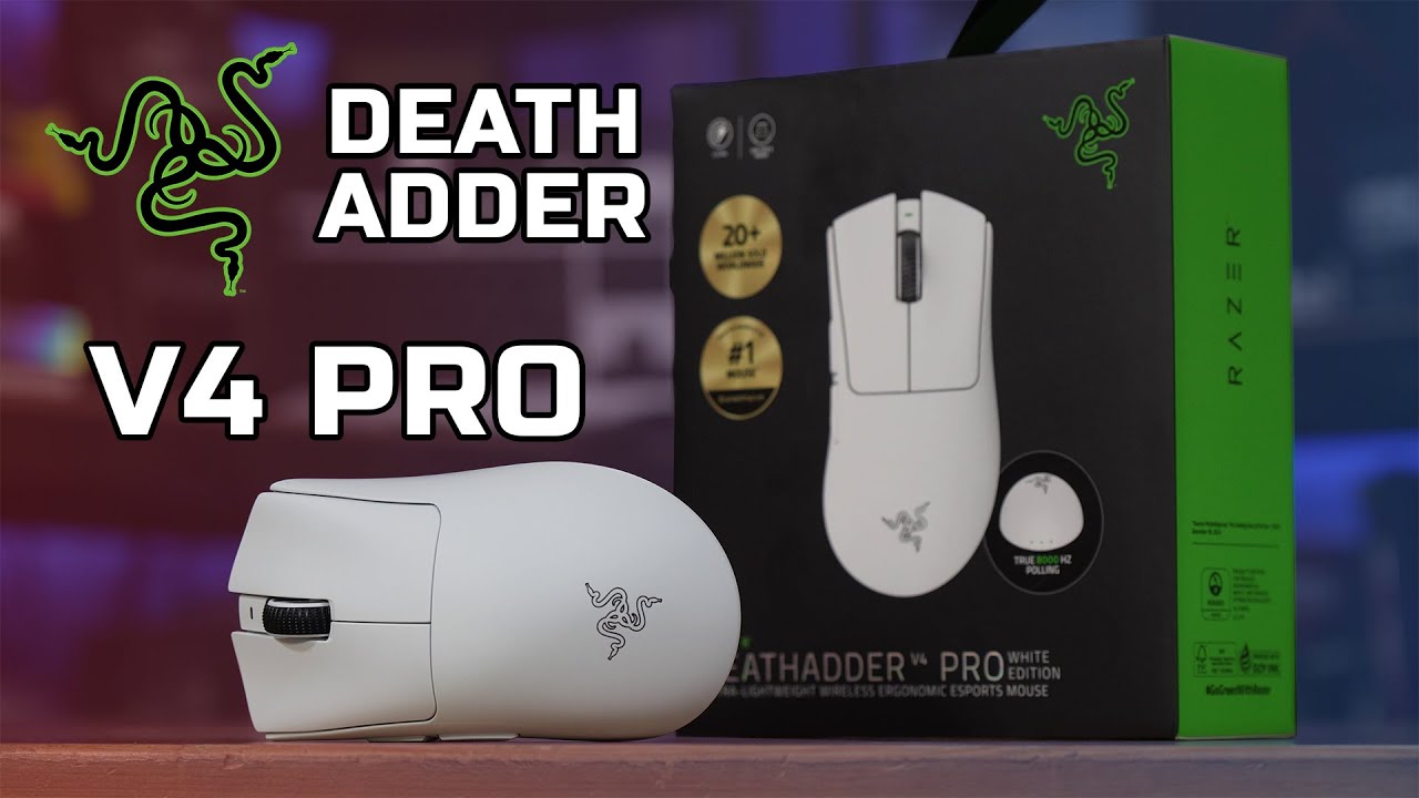 Razer DeathAdder V4 Pro Review - Lighter, Faster, Better? - YouTube