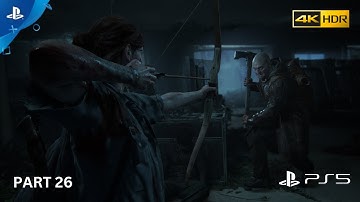 THE LAST OF US 2 PS5 Walkthrough Gameplay Part 26 - BLOATER BOSS (Last of Us Part 2)