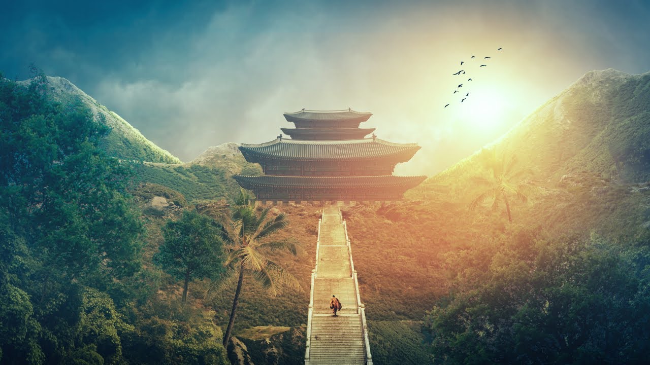Temple Photoshop Manipulation And Concept Art Tutorial - YouTube