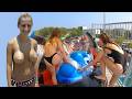 4K 360° VR AQUAPARK WALK | Beautiful Bikini Girls &amp; Pool Relaxation 💦