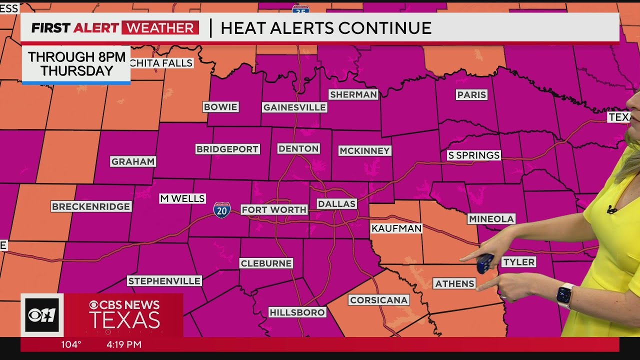 Dangerous heat continues with a chance for weekend rain - YouTube