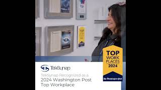 Washington Post Names TekSynap #3 in Greater Washington Area Top Workplaces 2024