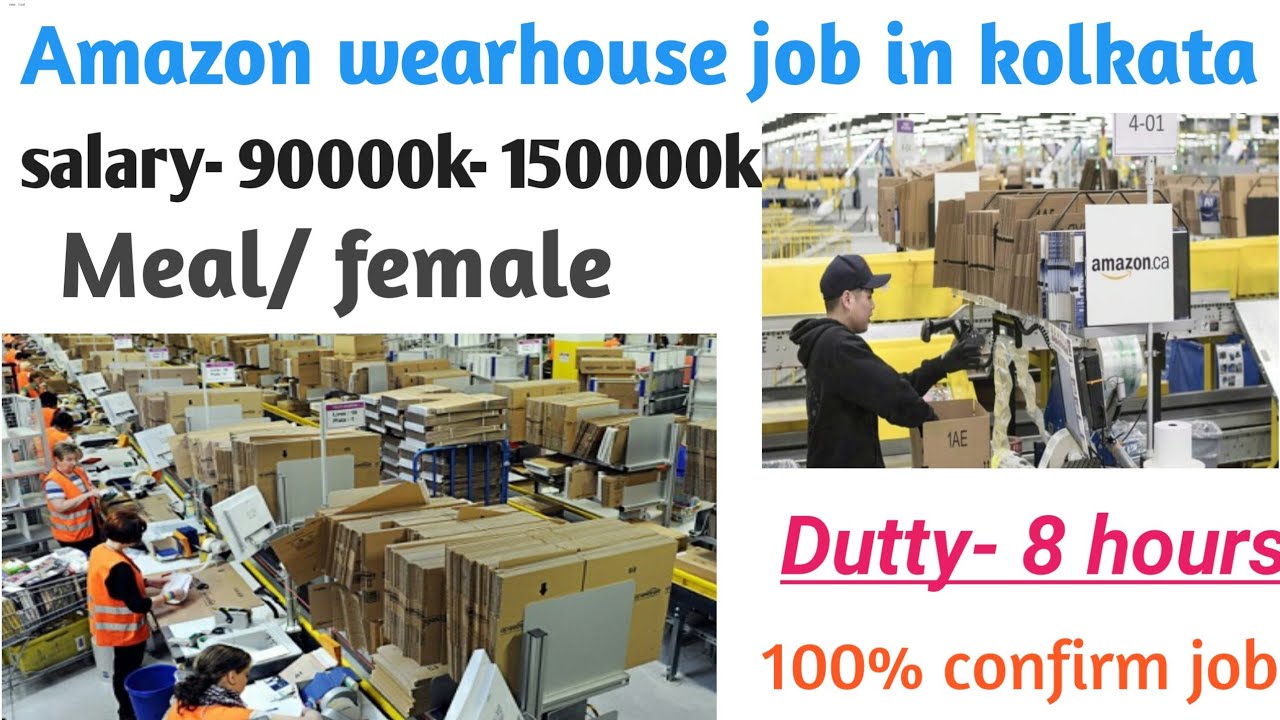 Amazon wearhouse packing job in Kolkata,Amazon job in Kolkata,Amazon
