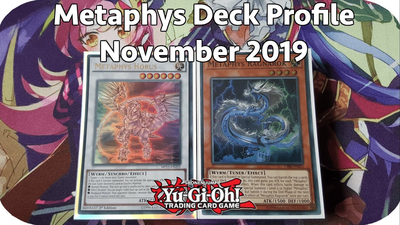 Yugioh: Updated Metaphys Deck Profile November 2019