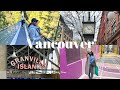 ROAD TRIP TO VANCOUVER| CAPILANO SUSPENSION BRIDGE, GRANVILLE ISLAND, JAPADOG, STEAM CLOCK ETC.