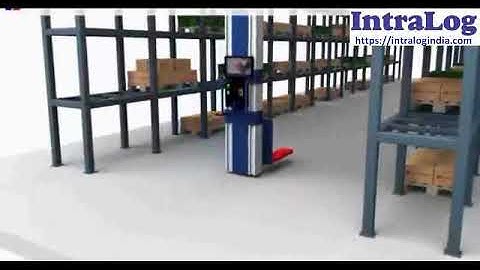 AS/RS Miniload Rack Mounted Stacker Crane Serving Multiple Aisles