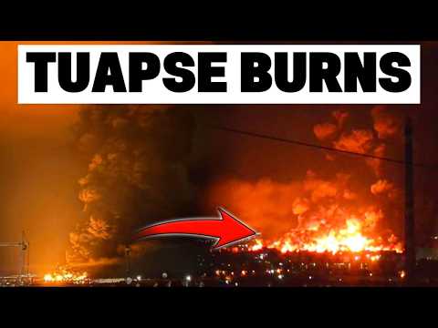 MASSIVE FIREBALL Engulfs Russia's Tuapse Oil Refinery — Putin Just Lost Another Lifeline