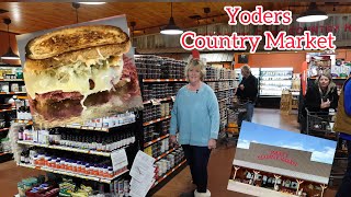 Lunch & Tour of Yoders Country Market & Rich has a CLOSE CALL with a Cat!!