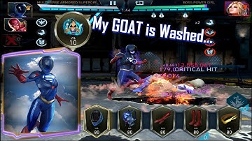 Failing to One-Shot with Multiverse Armored Supergirl Vs Power Girl | Injustice 2 Mobile