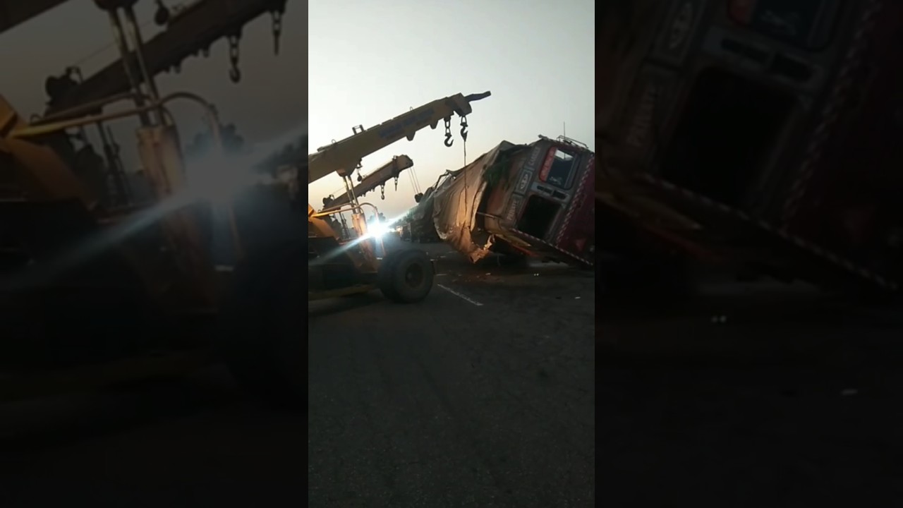 truck accident 😯 in Amritsar 