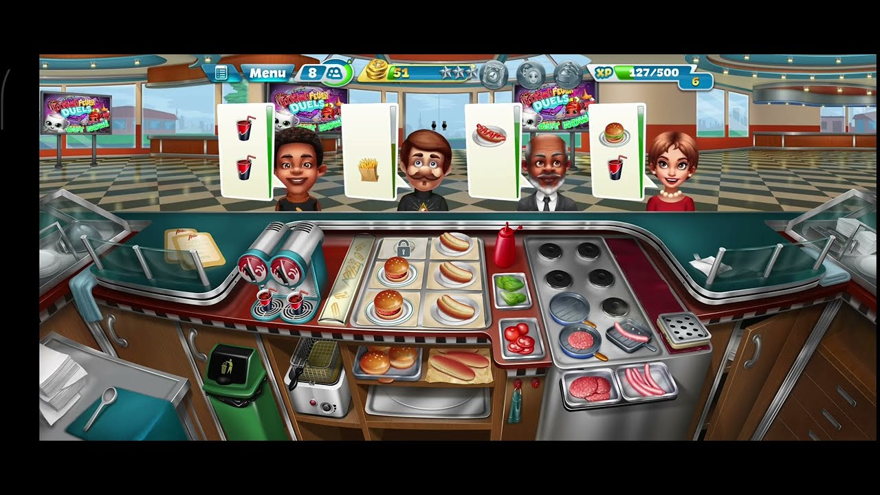 Cooking Fever 🧑‍🍳|Gameplay Part 6| Fast Food Masterchef Challenge! 