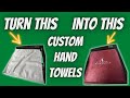 Quick &amp; Easy sublimation HAND TOWELS!!!