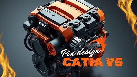 Pin for  v6 engine Design in Catia V5: A Step-by-Step Tutorial #engineering  @Free_cad_tutorial