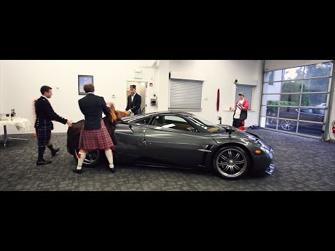 Video till Specialbeställd Huayra avtäcks med säckpipor