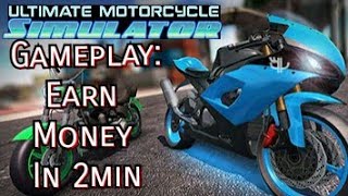 Ultimate Motorcycle Simulator Gameplay: How To Earn Money & Point Easily in 2 Min screenshot 3