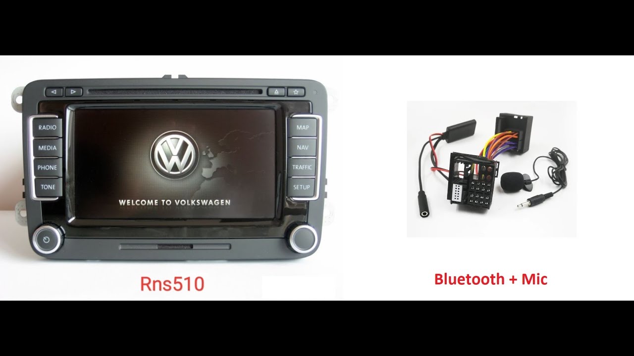 Поставяне на Bluetooth + Mic на мултимедиа RNS 510 / Putting Bluetooth ...