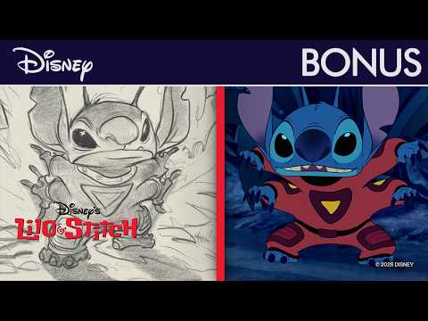 Lilo et Stitch Côte à côte | Le Crash | Storyboard contre Film | @disneyfr