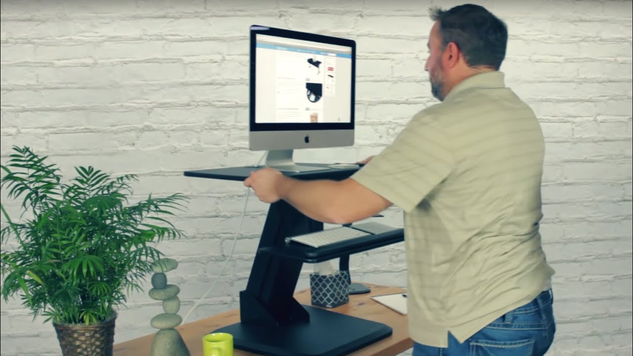 Adjustable Standing Desk Converter uplift height adjustable standing desk converter review - youtube Adjustable Standing Desk Converter uplift height adjustable standing desk converter review - youtube