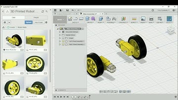 3D Printed Robot with Fusion 360: Importing and measuring premade parts