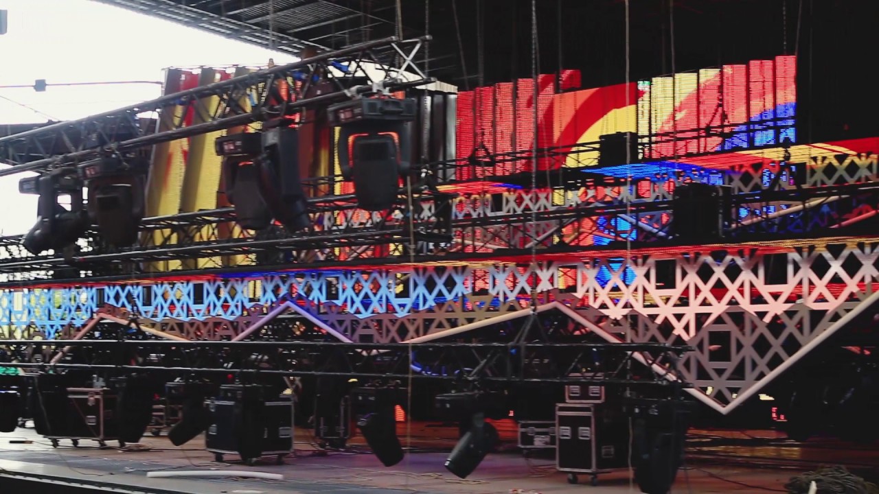 Славянский базар 2017 – сборка светодиодной сцены от Stealth