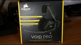 Corsair Void Pro Gaming Headset Unboxing And Review